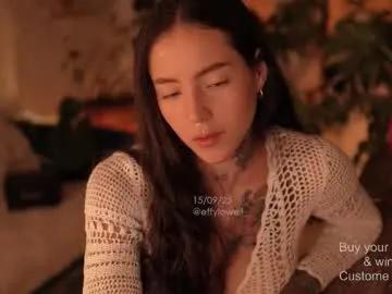 effylowell_ on Chaturbate 